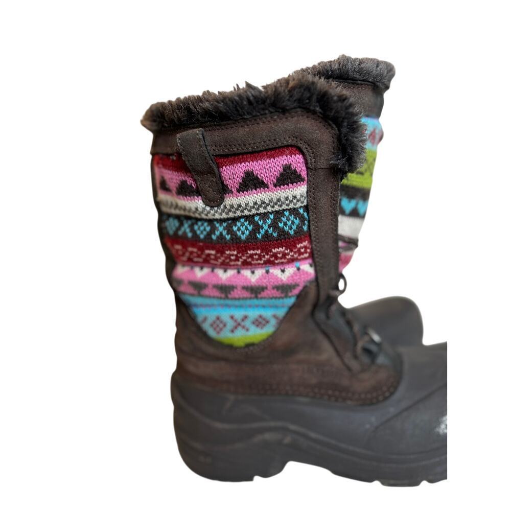 The North Face Shellista Lace Novelty Winter Boots Girls Sz 7 - Picture 4 of 10